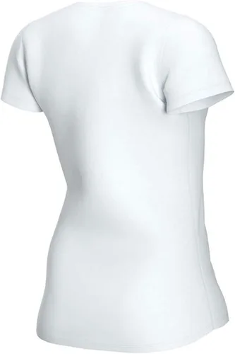 Vista 2 de Nike Camiseta de correr de punto Dri-Fit para mujer, color negrogris jaspeado, Blanco