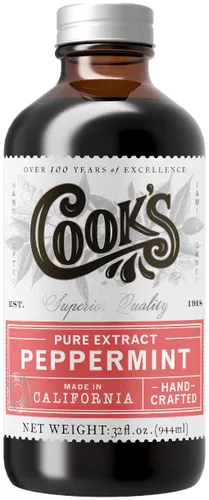 Vista 144 de Cook's, Sabor puro de vainilla sin alcohol, para cocinar, hornear, postres, extracto alternativo de vainilla de Madagascar sin alcohol, 8 onzas