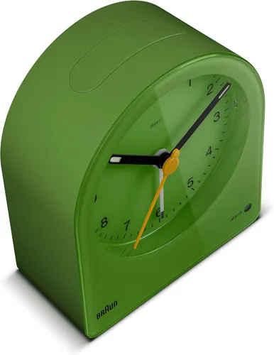 Vista 7 de Braun Reloj despertador analógico clásico con repetición y retroiluminación continua, movimiento de cuarzo silencioso, esfera fácil de leer, alarma