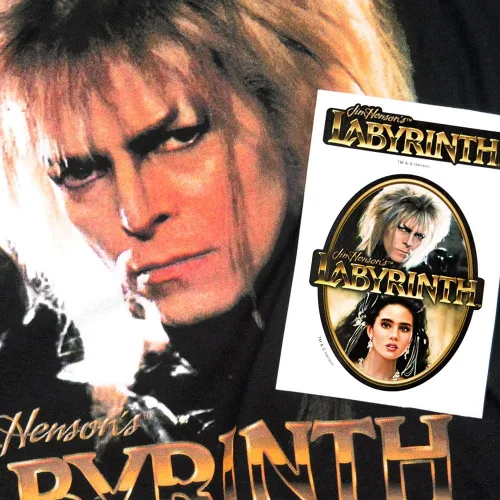 Vista 5 de Popfunk Classic Laberinto Jareth David Bowie T Shirt