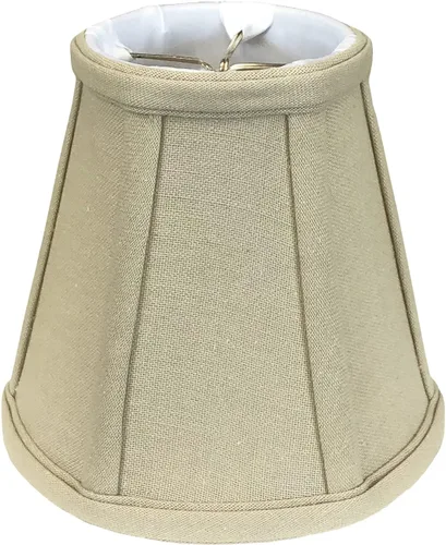 Vista 40 de Royal Designs, Inc. BS-707FC-6AGL Deep Empire Basic - Pantalla para lámpara con clip de llama, 3.5 x 6 x 5.75 pulgadas, color dorado antiguo