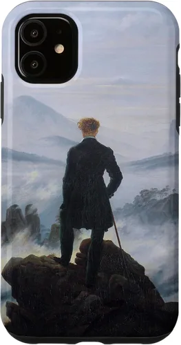 Vista 8 de The Wanderer Above The Sea of Fog - Caspar David Friedrich Case for iPhone 17
