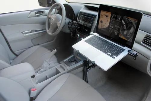 Vista 8 de Soporte Mobotron MS-526 para vehículos pesados, autos, van, suv, para iPad laptop