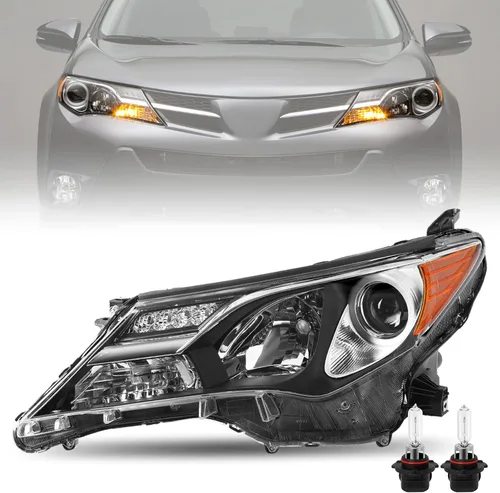 Vista 13 de JSBOYAT Conjunto de faros halógenos para Toyota RAV4 2013-2015