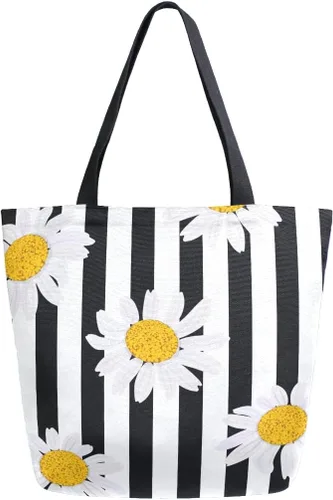 Vista 19 de SUABO Bolsa de asas de cocina reutilizable para comestibles, bolsa de compras de lona para exteriores Cactus