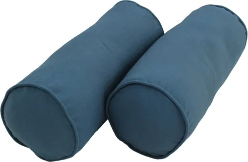 Vista 3 de Blazing Needles Almohadas de microgamuza con cable (juego de 2), 20 x 8 pulgadas, color azul aguamarina
