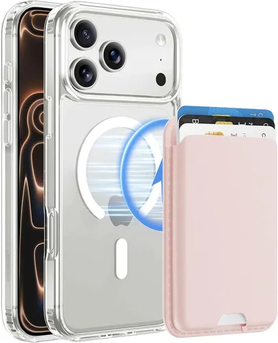 Vista 32 de Funda magnética para iPhone 12 Pro Max, cartera magnética desmontable con soporte para tarjetas, [compatible con MagSafe] grado militar, a prueba