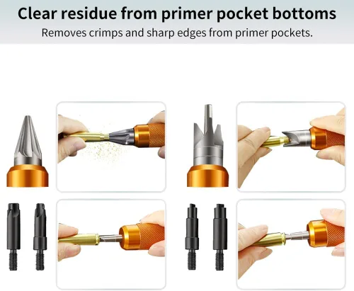 Vista 4 de Ludex Case Prep - Herramienta múltiple para recortadora de estuches, limpiador de bolsillo para manualidades, escariador y herramientas