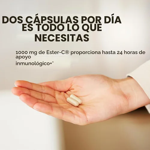 Vista 3 de Solgar Ester-C Plus 500 mg de vitamina C (complejo de ascorbato), 100 porciones