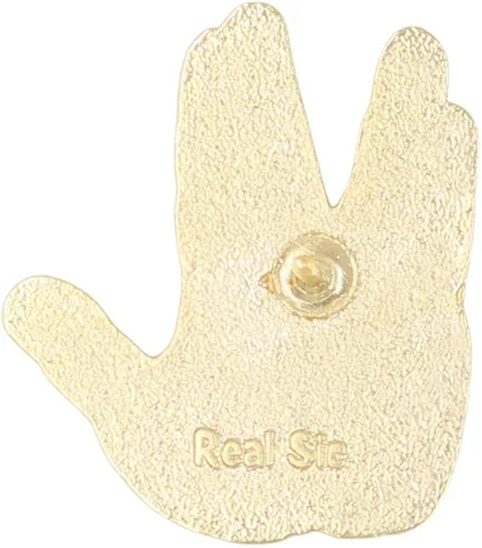 Vista 5 de Live Long & Prosper - Pin de esmalte con emoji, hecho por fanáticos de Star Trek, Esmalte
