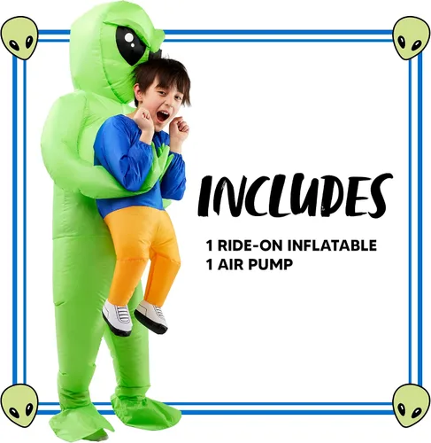 Vista 5 de Spooktacular Creations - Disfraz inflable de Halloween para niños, disfraz inflable de cuerpo completo