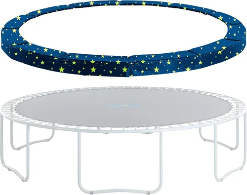 Vista 11 de Machrus Upper Bounce - Almohadilla de seguridad de repuesto para cama elástica de 6 pies a 16 pies redondas - Cubierta de resortes de cama elástica