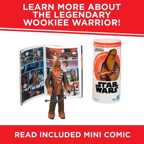 Vista 7 de STAR WARS Figura de Chewbacca y mini cómic de Galaxy of Adventures