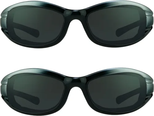Vista 13 de Bikershades Gafas de sol acolchadas de espuma para motocicleta, para mujeres, niñas y niños.