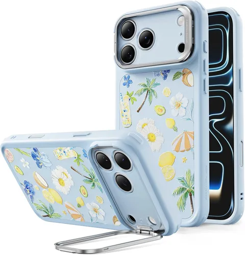 Vista 28 de ESR Funda para iPhone Air con soporte de almacenamiento, compatible con MagSafe, protección contra caídas de grado militar, funda magnética