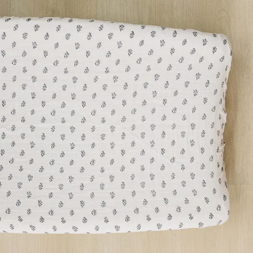 Vista 19 de Mebie Baby Funda para cambiador, flor de otoño, 100% muselina de algodón para cambiador, funda para bebé niño y niña, fundas de decoración