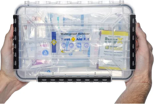 Vista 3 de Kit de primeros auxilios impermeable de 93 piezas por MFASCO Flambeau Case Boat and Personal Watercraft First Aid Kit Waterproof Storage Case