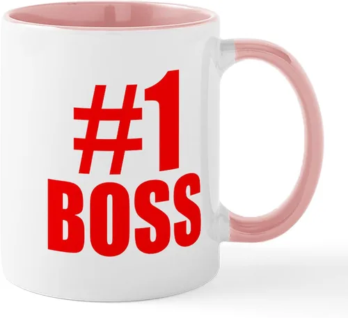 Vista 19 de CafePress – como un Boss Taza – El único Taza de café, taza de café, S, Blanco
