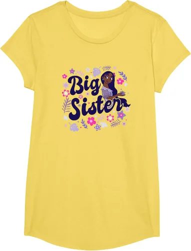 Vista 53 de Disney Encanto Isabela Madrigal Big Sister - Camiseta floral, gris, S Asfalto