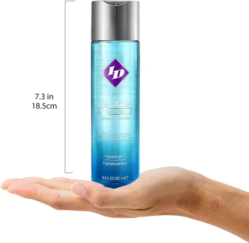 Vista 3 de Lubricante Glide de I-D Lubricants, lubricante personal a base de agua, botella de 8.5 onzas, 2