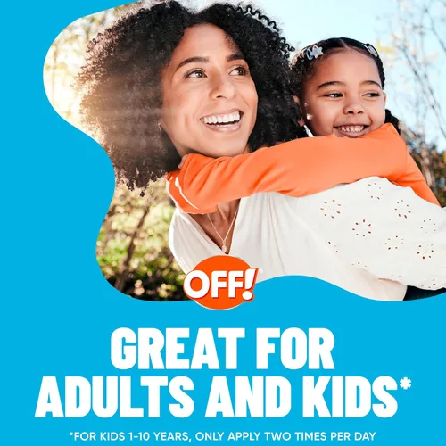 Vista 3 de OFF! Aerosol repelente de insectos para adultos y niños, espray de picaridina sin fragancia para protección diaria sin DEET contra mosquitos