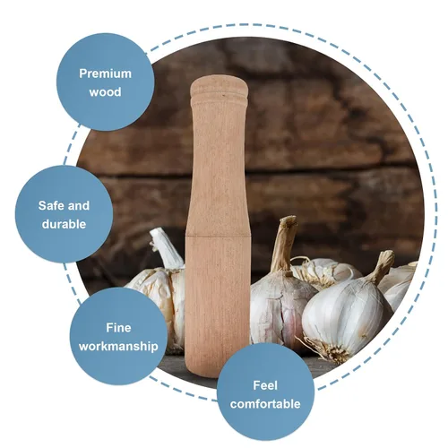 Vista 10 de DOITOOL Muddler de madera para cócteles de 6.8 pulgadas – Herramienta profesional de madera para bebidas de frutas Mojitos – Bartender Mashing Stick