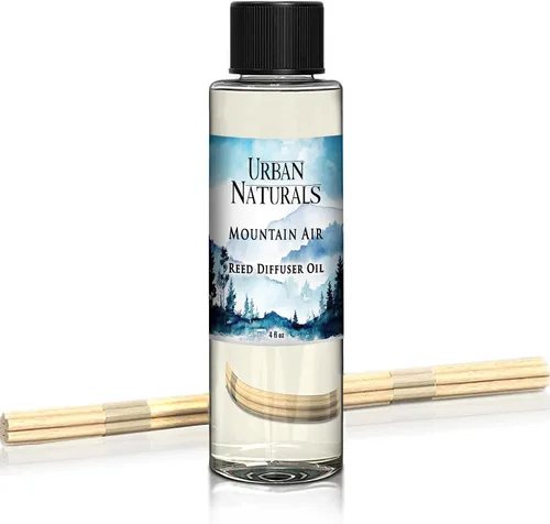 Vista 44 de Urban Naturals Recambio de aceite difusor de varillas ámbar y lavanda, lavanda relajante, ámbar cálido, aroma calmante para habitación, 4 onzas +