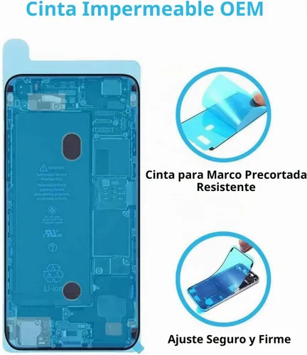 Vista 6 de Reemplazo de vidrio trasero 14 Plus con placa y cable flexible y todas las piezas para iPhone 14plus cubierta trasera de cristal
