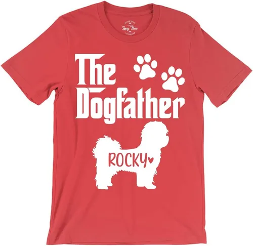 Vista 8 de LEVY PAW Camisas personalizadas para papá Shih Tzu para hombres, regalos de Shih Tzu para los amantes de Shih Tzu, regalos personalizados Shih Tzu