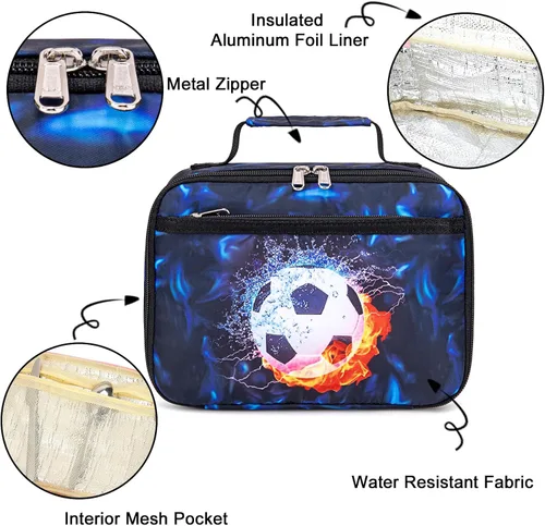 Vista 7 de Mochila escolar para niños con fiambrera para niñas, bolsa de libros, mochila escolar preescolar, jardín de infantes, mochila para niños pequeños