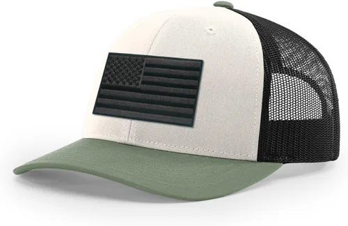 Vista 5 de Joe's USA Richardson 112 - Gorras de camionero con parche gráfico personalizado - Gorras estructuradas de cinco y seis paneles Richardson Premium