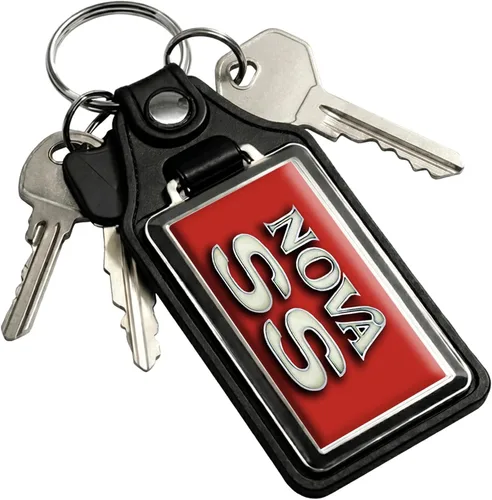 Vista 98 de Brotherhood Car Key Chain for Nova - Classic Models Keychain for Men and Blanco antiguo - Personalizado 1975