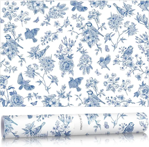 Vista 32 de Gersoniel 10 hojas de forros de cajones para aparadores, revestimientos de cajones perfumados, papel perfumado no adhesivo para estantes fragantes