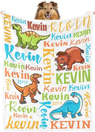 Vista 10 de Mantas personalizadas para niños con camiones, mantas con nombre personalizado para niños, niñas, familia, bebés, regalos personalizados