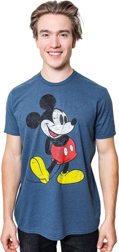Vista 3 de Disney Mickey Mouse - Camiseta clásica de pie envejecida