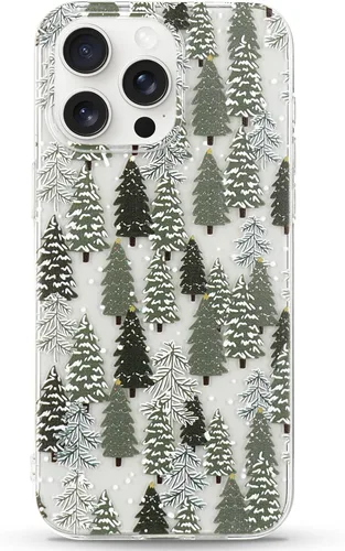 Vista 30 de LCHULLE Compatible con iPhone SE 2022/2020 Funda para iPhone 8 iPhone 7 Funda de Navidad Santa Vacaciones Diseño Transparente Claro Mujeres Hombres