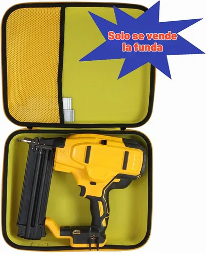 Vista 2 de khanka Repuesto de estuche rígido para DEWALT 20V MAX Kit de clavadora inalámbrica 18GA (DCN680B), solo funda