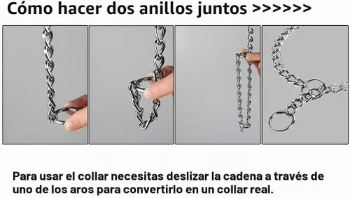 Vista 2 de SGODA Collar de cadena para perro, collar de estrangulador de entrenamiento, 18 pulgadas, 0.098 in
