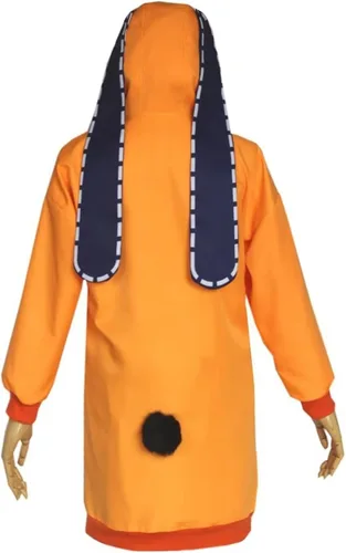 Vista 3 de Anime Orange Rabbit Coats Costume Hoodies Jacket Halloween Cosplay Outwear