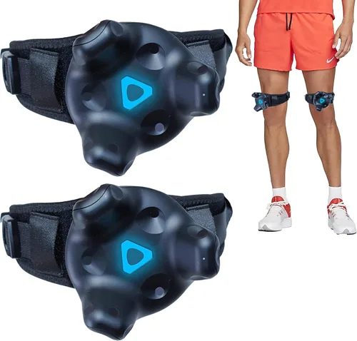 Vista 3 de Skywin VR Tracker Straps for HTC Vive System Tracker Puck (2 Pack) - Adjustable Straps for Leg Object and Full-Body Tracking in Virtual Reality