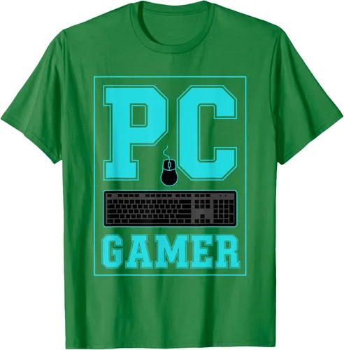 Vista 60 de PC Gamer Gaming Teclado Ratón Esports Computer Fan Camiseta