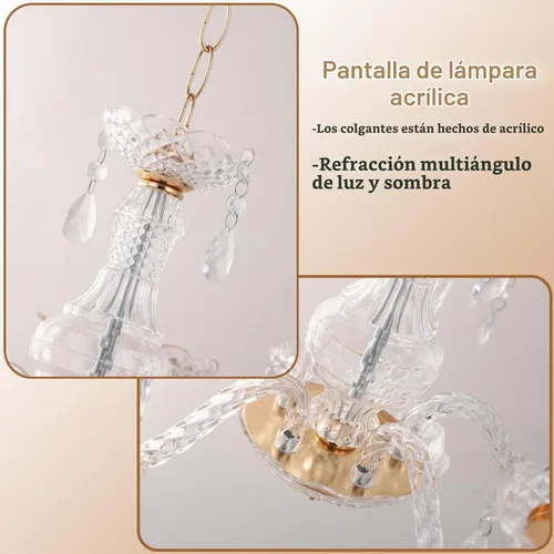 Vista 3 de 2 centros de mesa de diamante de 43 pulgadas para mesas, portavelas de metal, soporte de centro de mesa acrílico, soporte de candelabro dorado