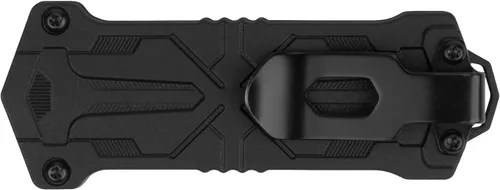Vista 2 de Kershaw Kapsule - Cuchillo de bolsillo, negro, hoja de punta de lanza