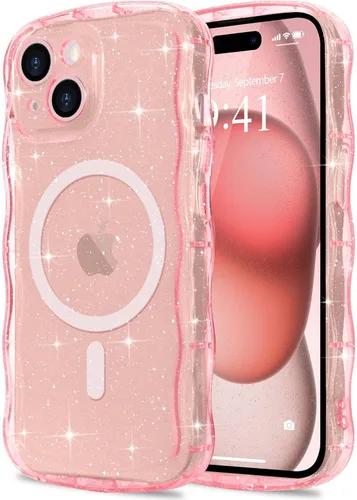 Vista 269 de Pepmune Funda magnética para iPhone 17 Pro Max, color rosa