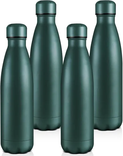 Vista 17 de Volhoply Botellas de agua aisladas de 25 onzas, paquete de 1/2/4, termo de acero inoxidable de doble pared que mantiene el frío y el calor, botella