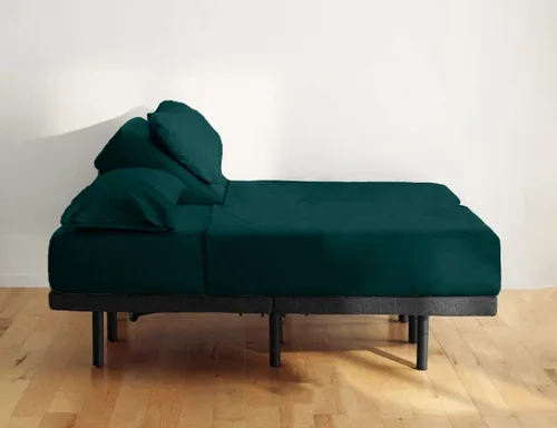 Vista 13 de Juego de sábanas Queen de 800 hilos, parte superior flexible para cama ajustable, juego de sábanas de 4 piezas, 100% algodón egipcio, bolsillo