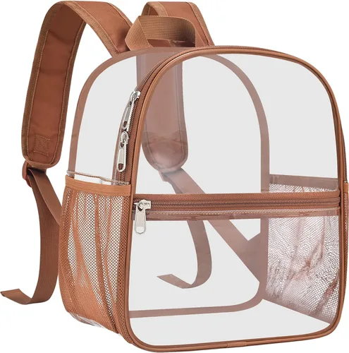 Vista 9 de Mochila transparente USPECLARE aprobada para estadio 12×6×12, Bolso transparente resistente al agua para eventos de estadio, conciertos, trabajo