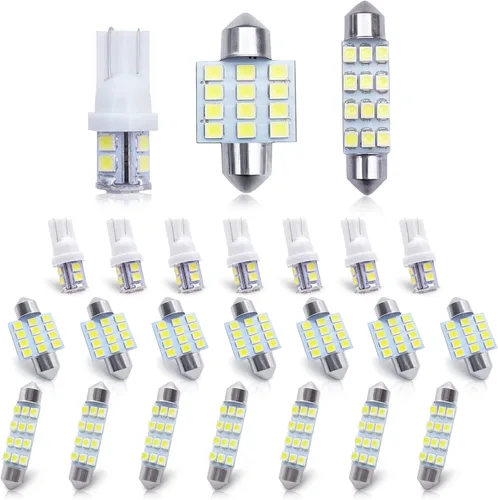 Vista 8 de YOGEIER Bombilla LED para Automóvil, Juego Combinado de LED para Automóvil de 24 Juegos, Utilizado para Luces Interiores de Automóvil, Luces