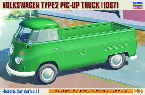 Vista 2 de Hasegawa HMCC11 1:24 Escala VW Tipo 2 Pick-Up Truck Kits de construcción de modelos