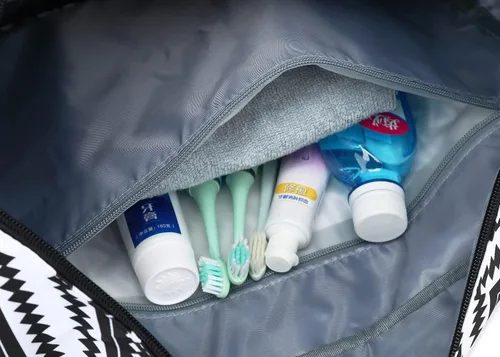 Vista 8 de Bolsa de playa y piscina para mujer, grande, bolsa de gimnasio con compartimento húmedo para viajes, impermeable